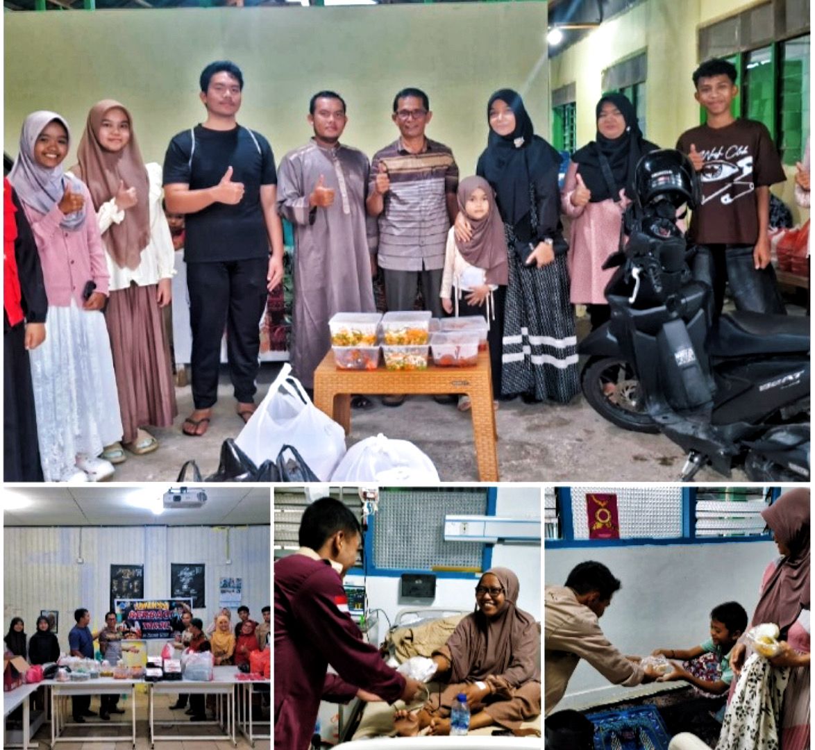 SMAN 1 Lubuk Sikaping Berbagi 300 Takjil dan Pabukoan ke Panti Asuhan