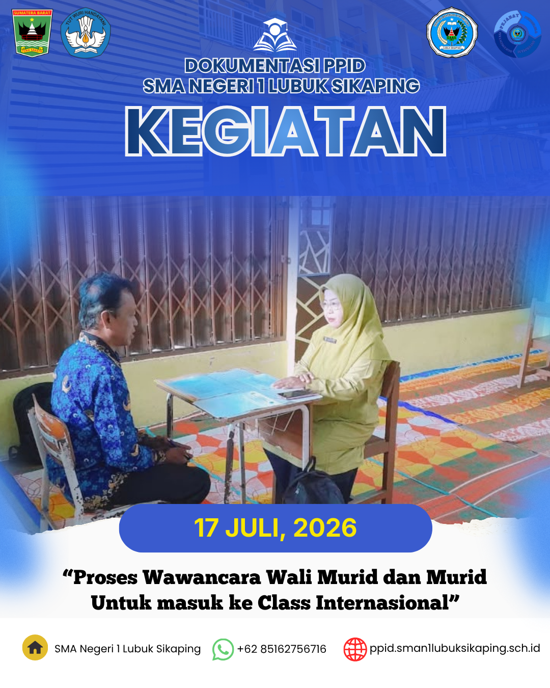SMAN 1 Lubuk Sikaping Siapkan Siswa Go Internasional Lewat Program Unggulan Baru